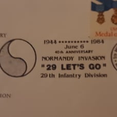 D-day postcard