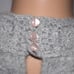 LORD & TAYLOR Vintage Lambswool Angora Mock Neck Knit Trim Sweater Size L