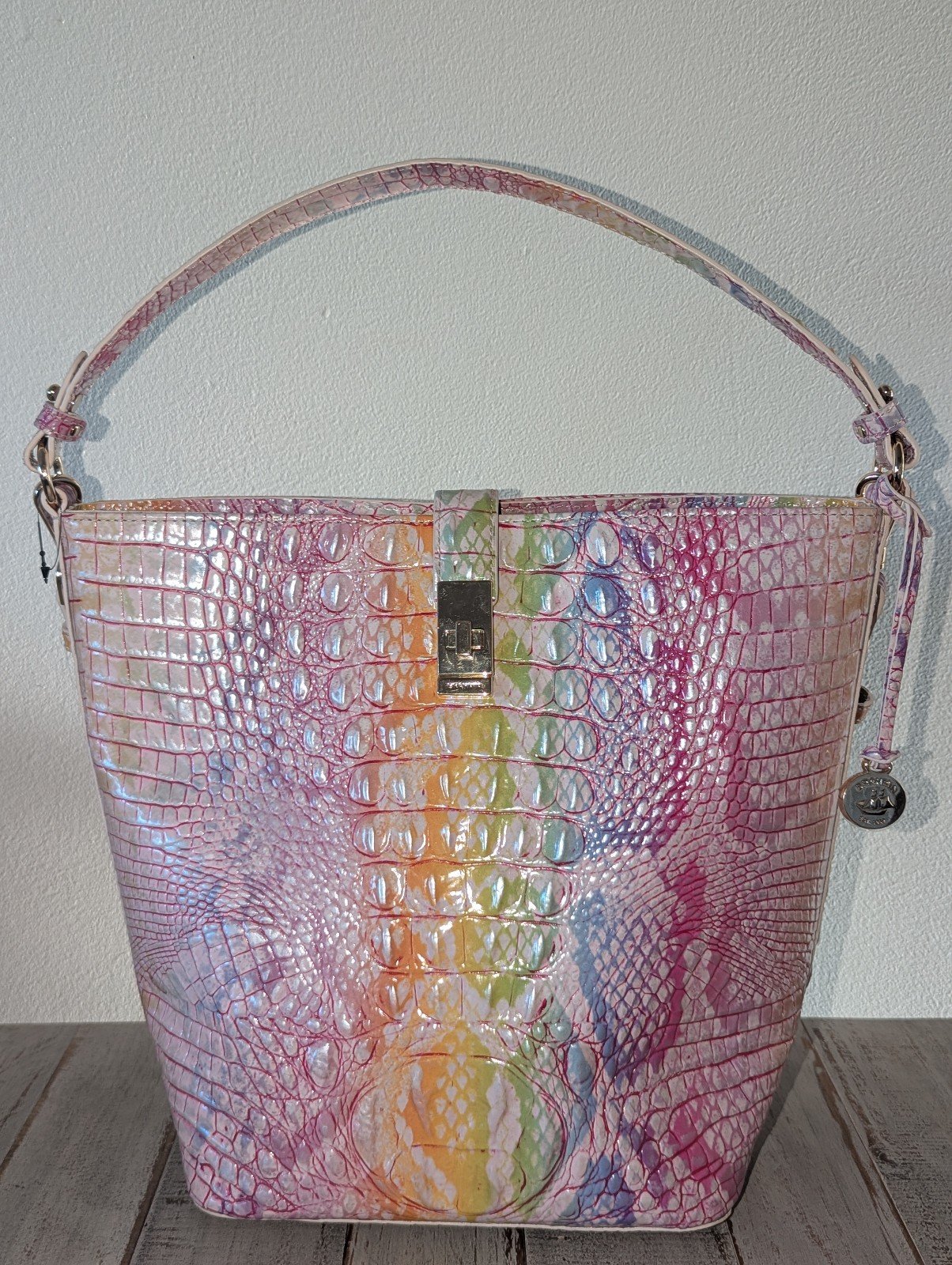 Brahmin Shira Optimism Melbourne Leather Shoulder Bag