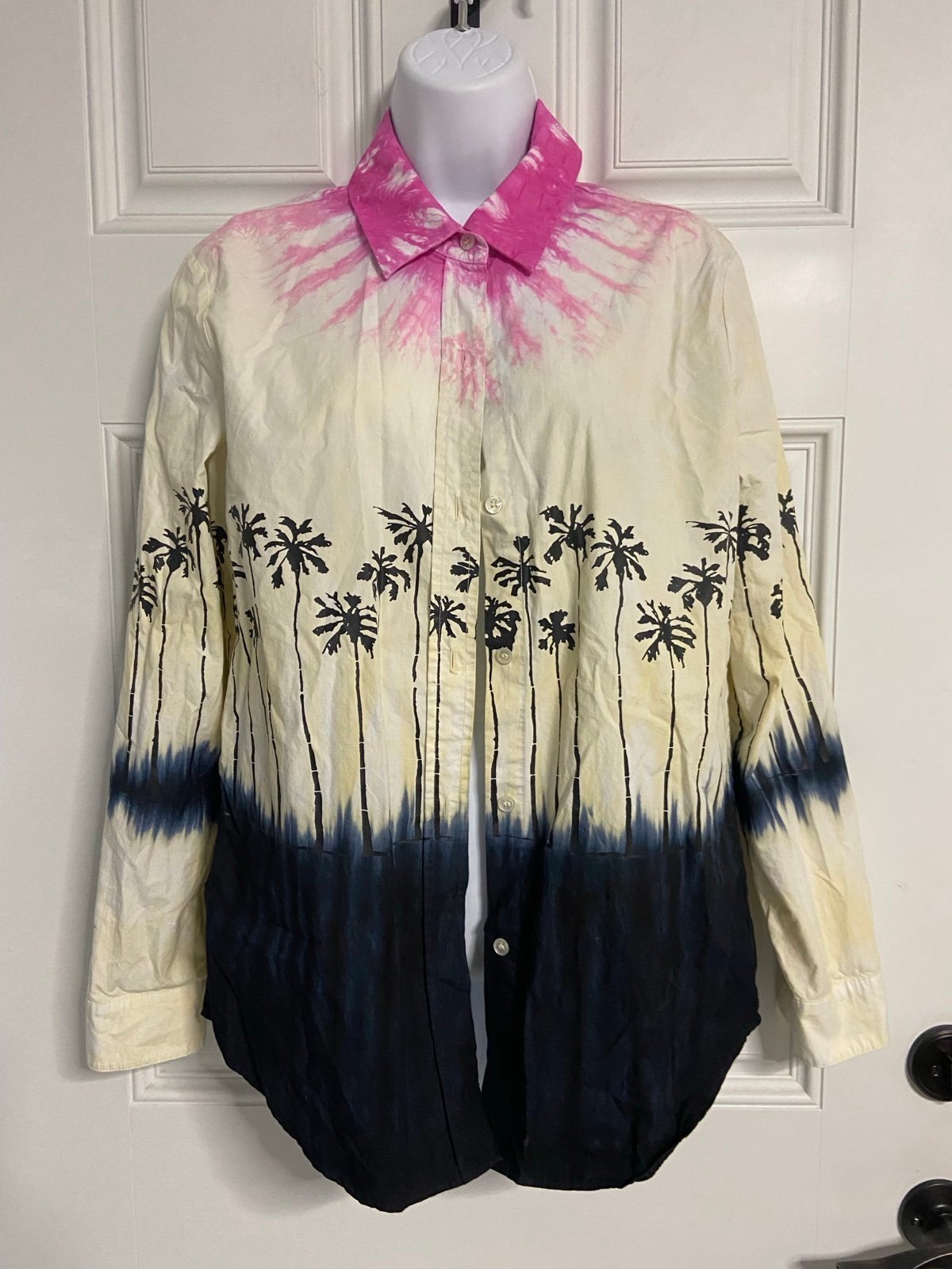 3- LE SUPERBE Ombre Palm Shirt