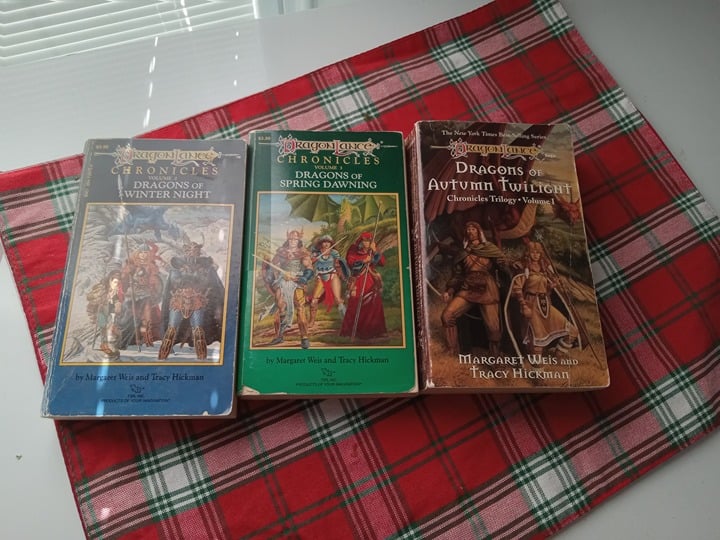 DragonLance Chronicles Trilogy by Weis & Hickman all First Printings