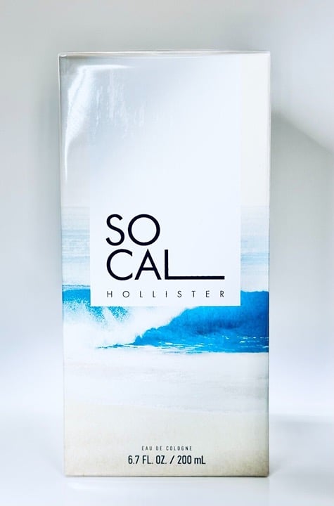 SOCAL HOLLISTER 6.7 FL OZ 200 ml EAU DE COLOGNE
