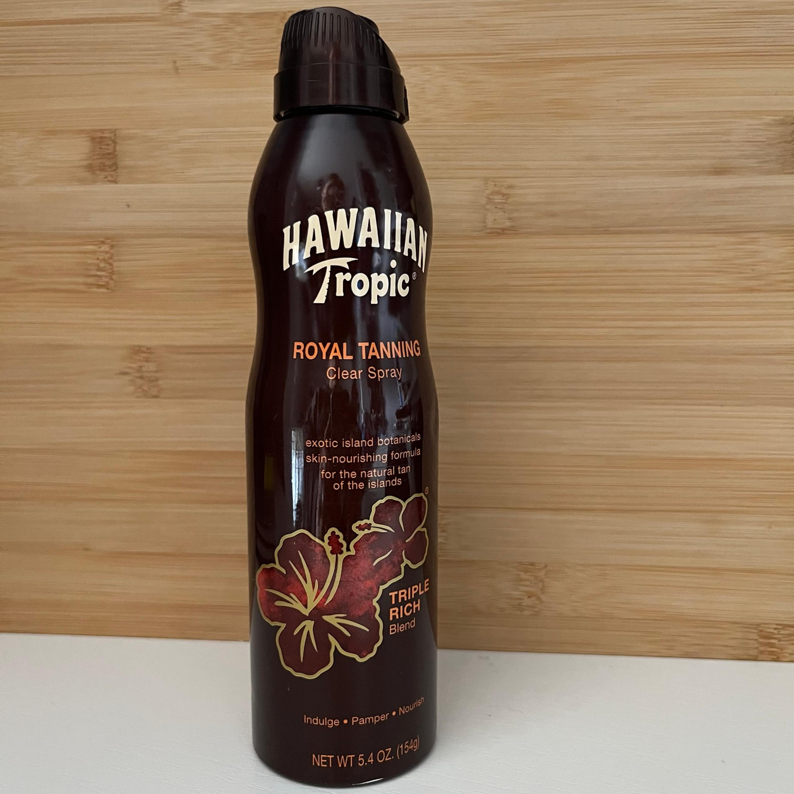 NEW - HAWAIIAN Tropic Royal Tanning Triple Rich Blend - 5.4 oz spray