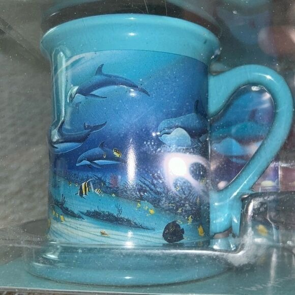 Wyland Collection SeaWorld & Busch Gardens Dolphin Mug