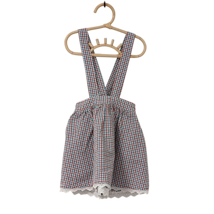 Bobo choses Gingham Pinafore | 2-3T