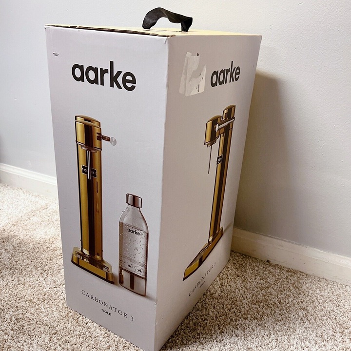 New Aarke AAC3 Carbonator III 3 Sparkling Water Maker Gold