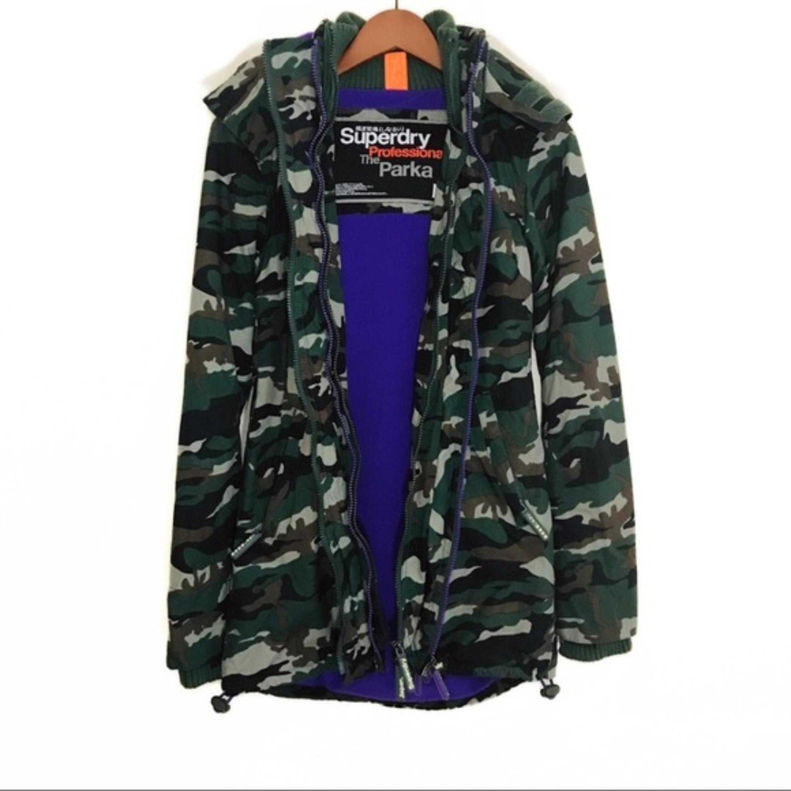 Superdry Camo Professional The Parka Size XS