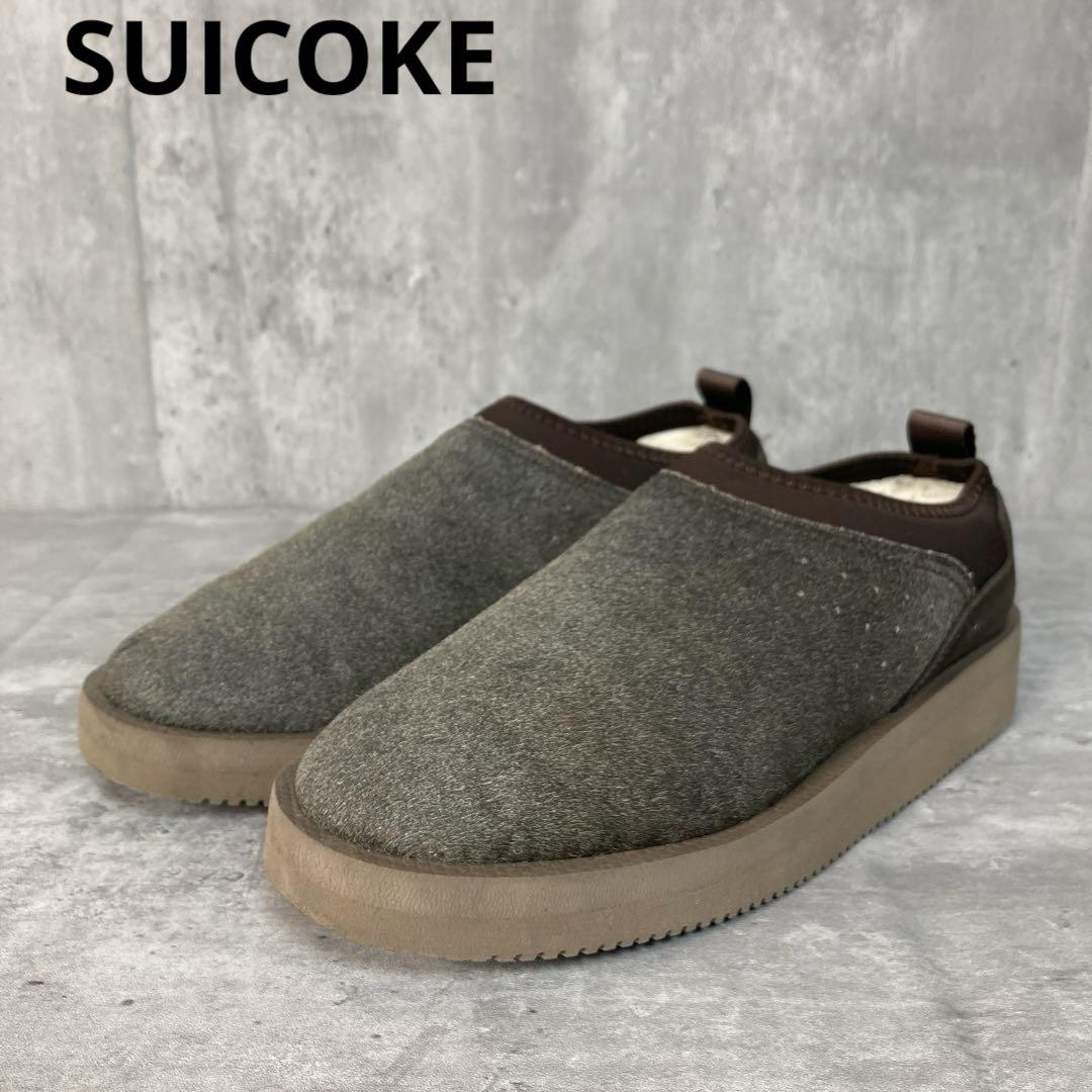 SUICOKE Harako Sabots Slip-on Mouton Shoes 25