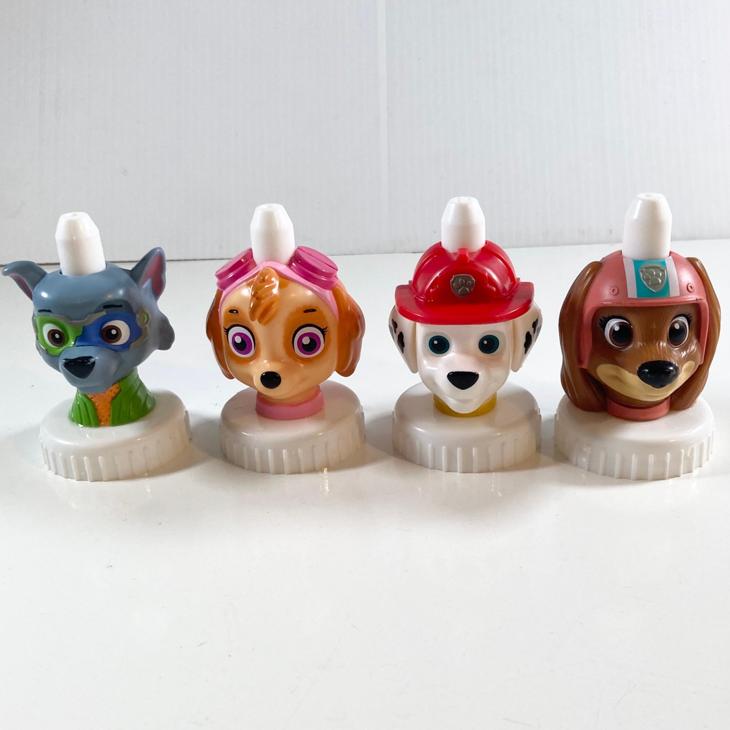 Paw Patrol Good 2 Grow Bottle Toppers Lot - Skye Liberty Marshall Rocky