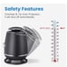 Small ceramic portable electric heater