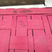 2010 Longaberger Medium Market Basket Summer Bright Pink Easter Protector