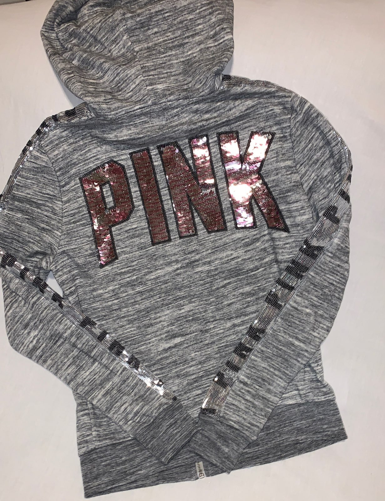 Pink XS full zip hoodie