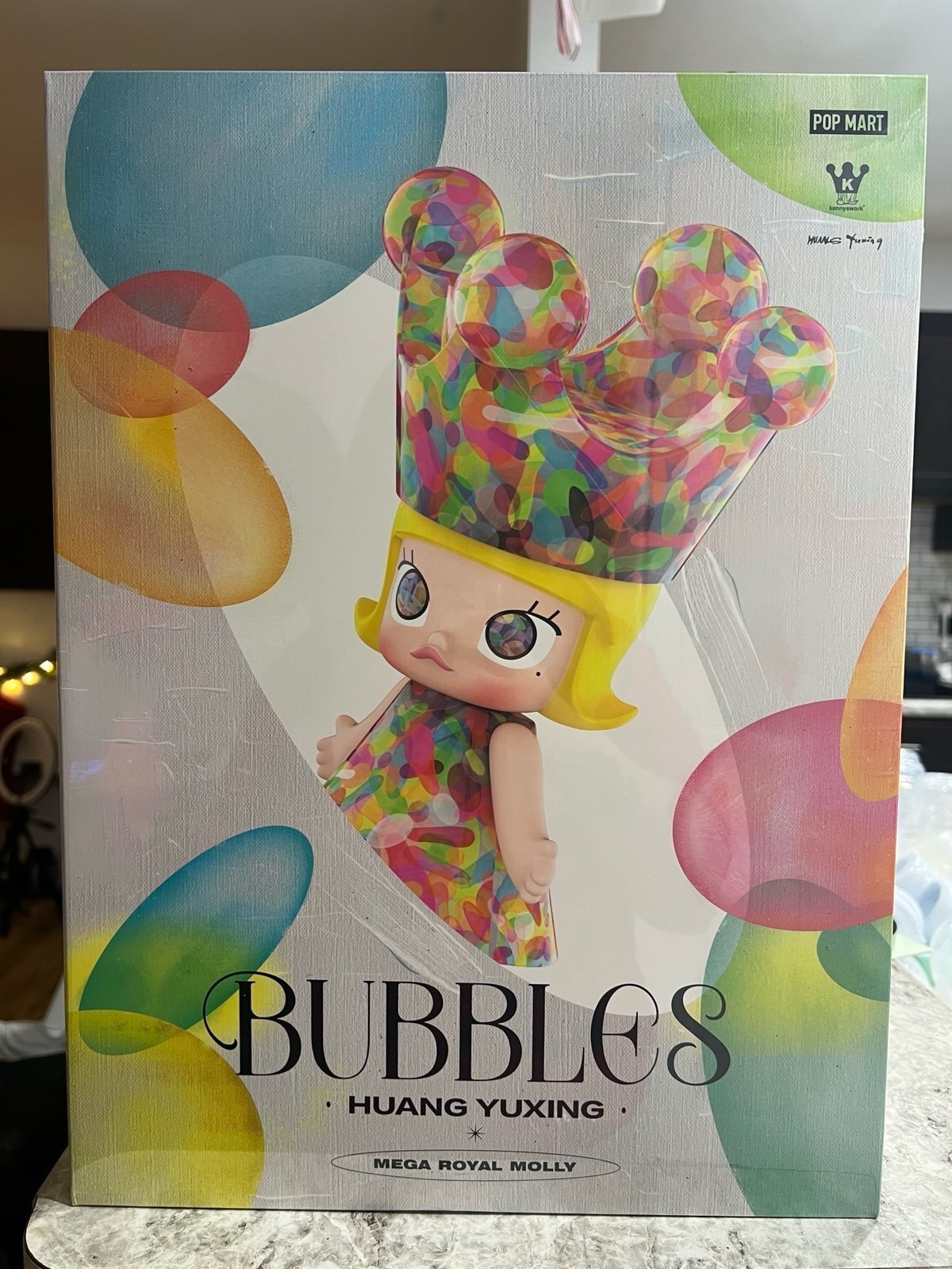 MEGA ROYAL MOLLY 400% Huang Yuxing-Bubbles - POP MART (Canada)