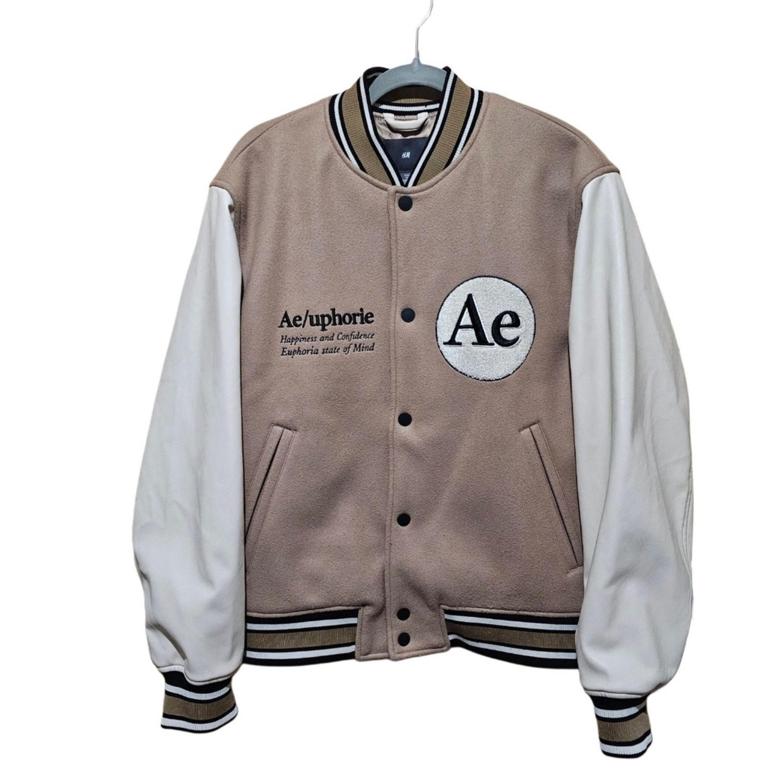 Mens Size Large H&M Varsity Jacket Baseball Bomber