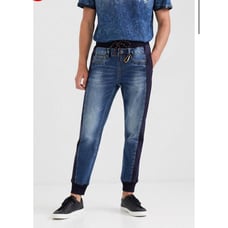 Desigual Hybrid Denim Jogging Trousers Mens Size: 28