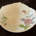 Antique Vintage Porcelain bowl/Plate made in japan pink Bowl w/Gold Trim Flowers