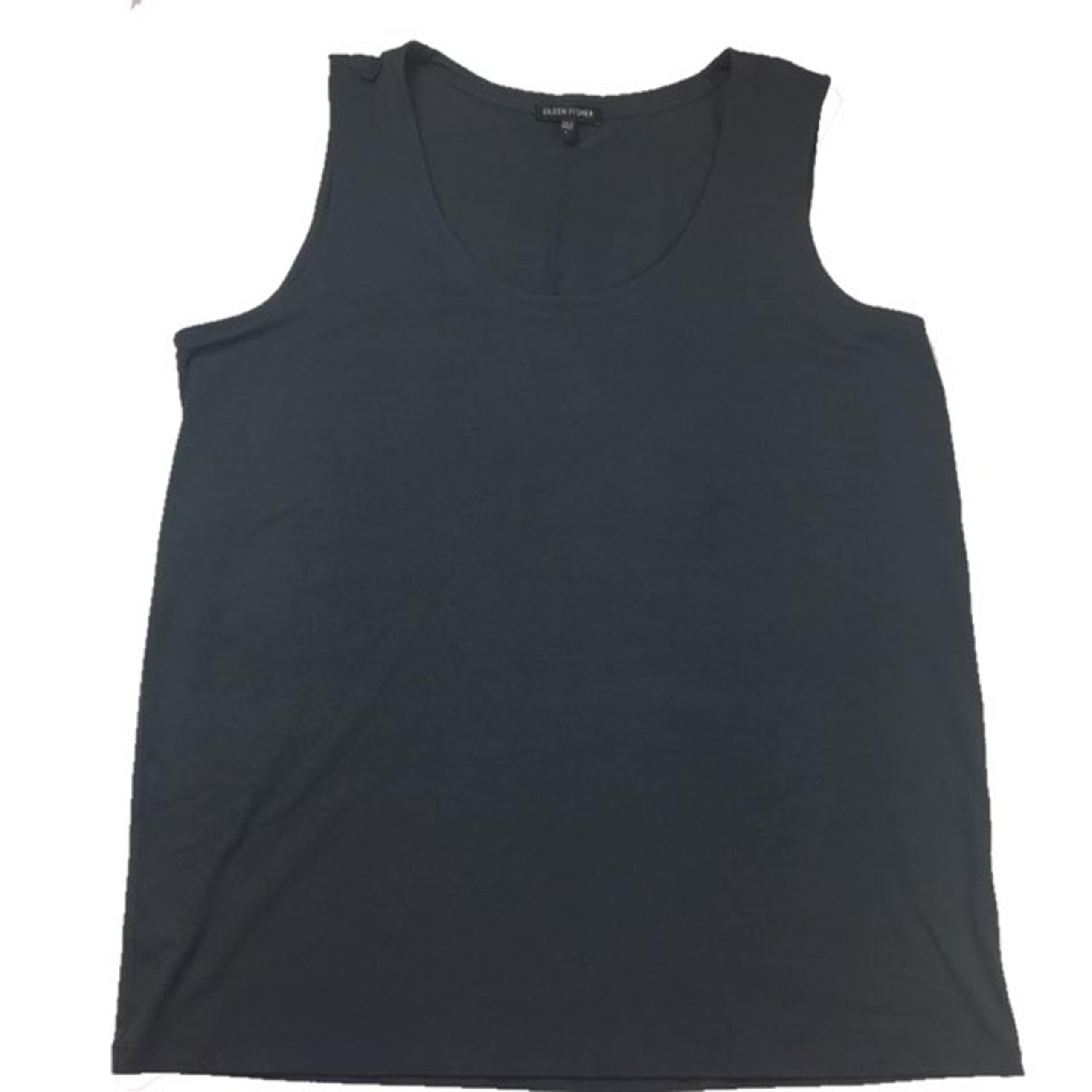 eileen fisher Gray Black Blue Tank Top L