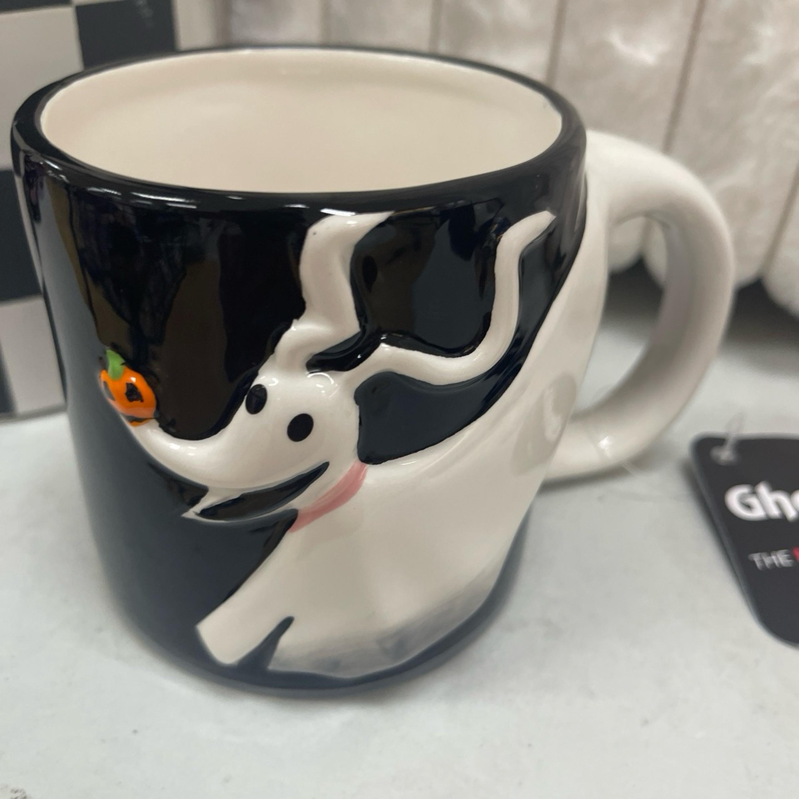 Disney Nightmare Before Christmas Zero the Halloween Dog Doublesided Mug NWT
