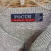 FOCUS America Sweater Hand Framed Polo 3- Buttons Beige 100% Cotton Size XL/48