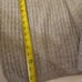 FOCUS America Sweater Hand Framed Polo 3- Buttons Beige 100% Cotton Size XL/48