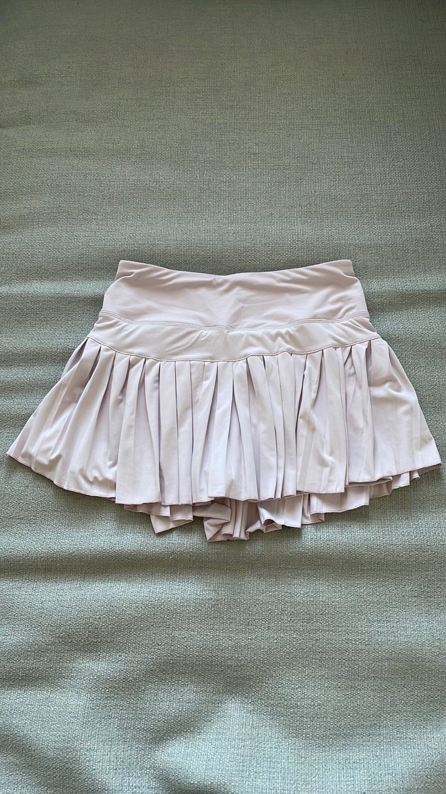 Light pink gold hinge size medium tennis skirt with shorts
