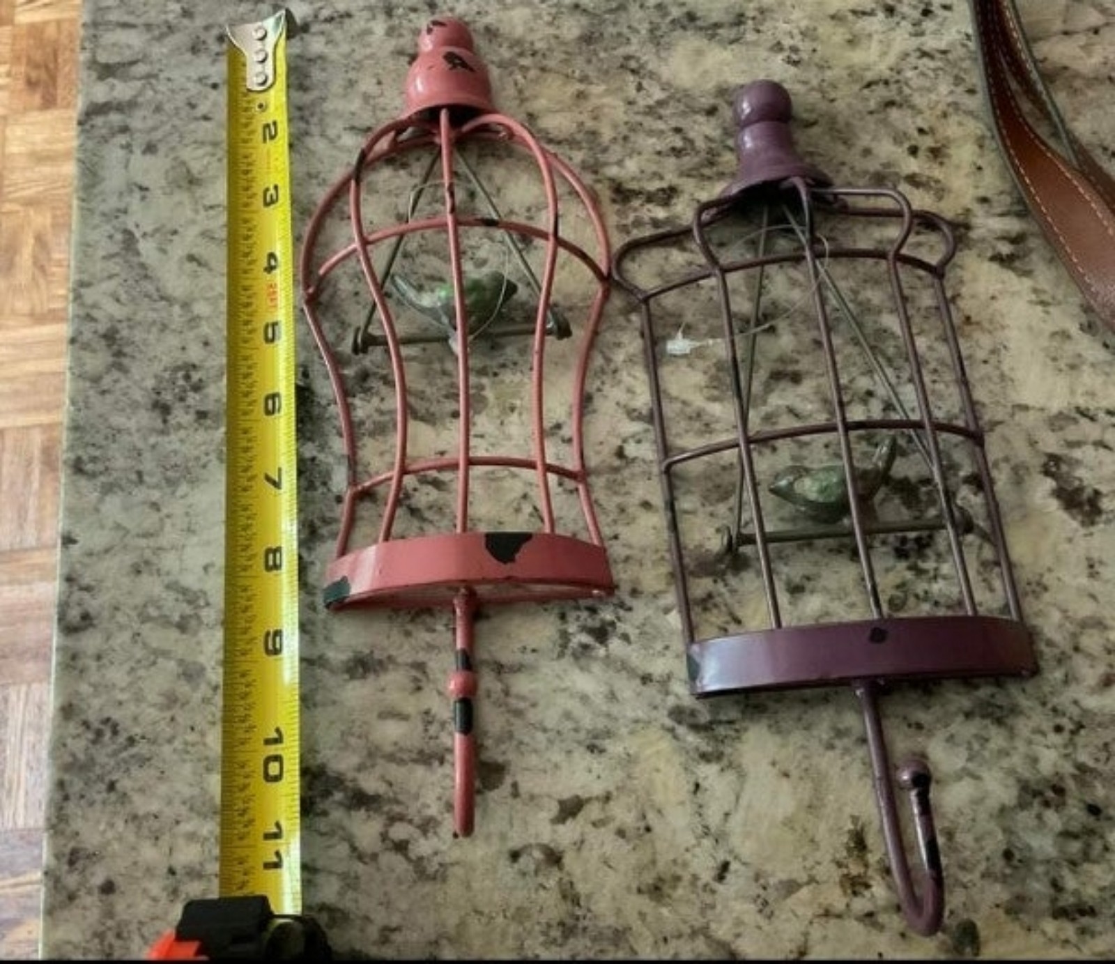 Vintage Bird cage hangers