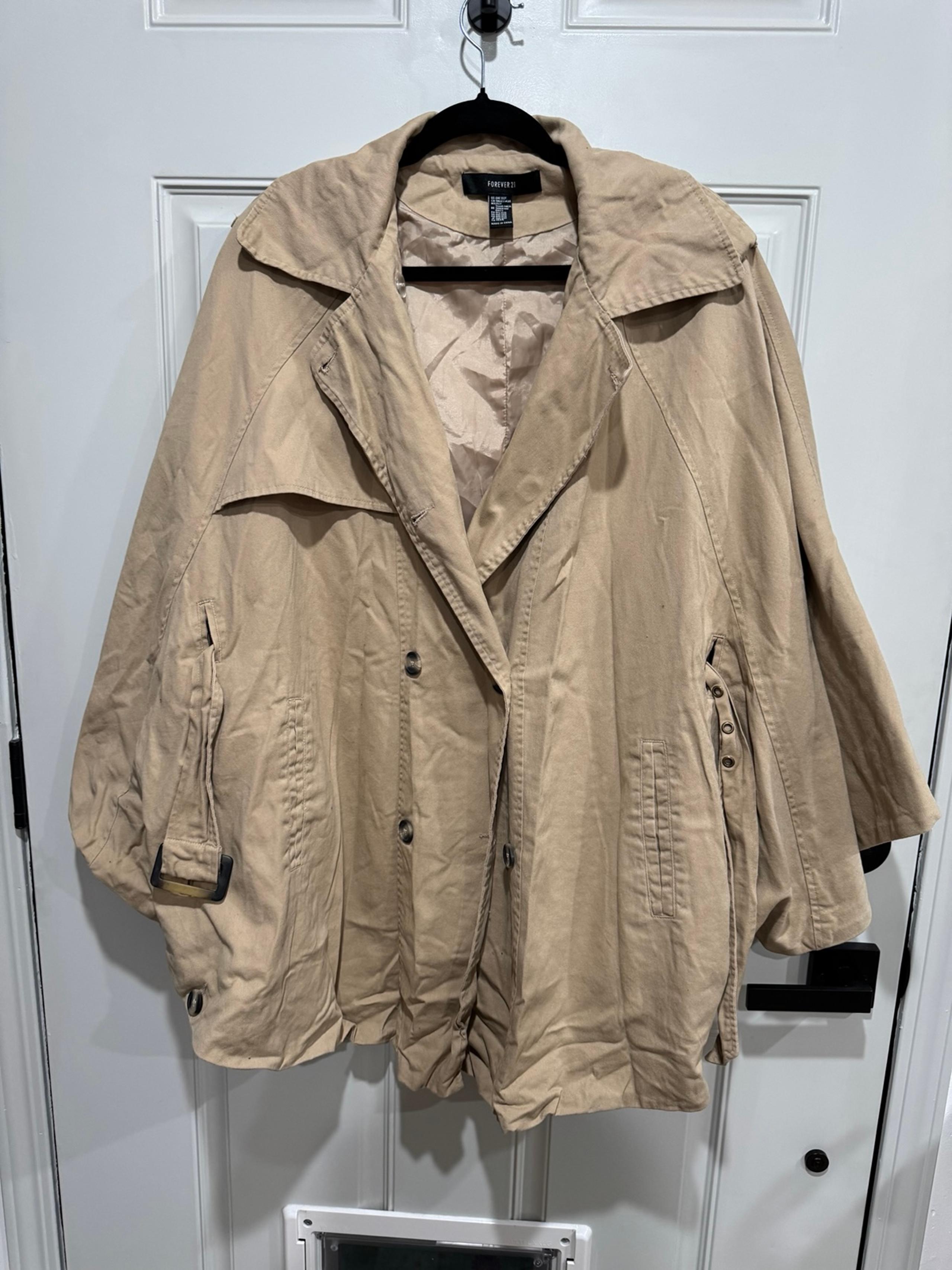 Forever 21 Cape-Style Trench Coat