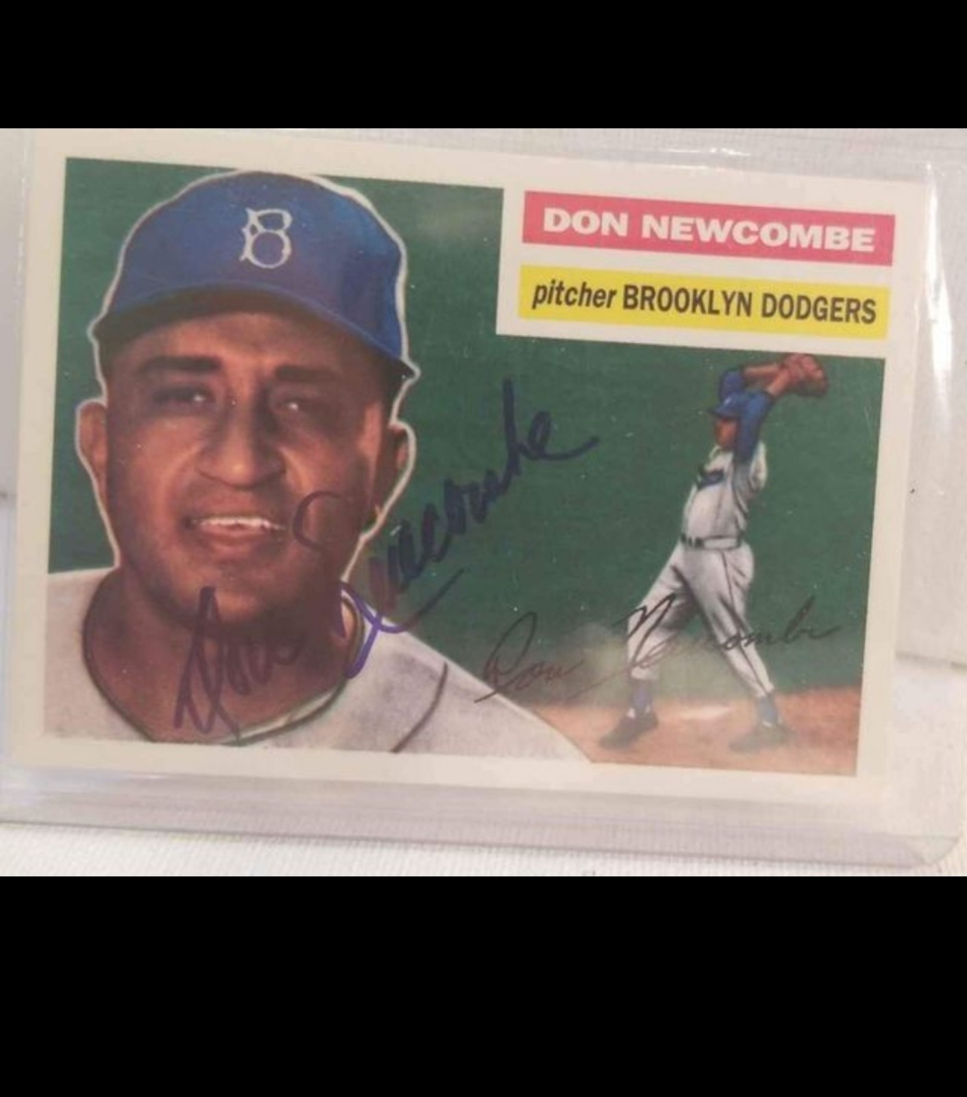 2001 Topps Archives Fan Favorite Autograph #48 Don Newcombe
