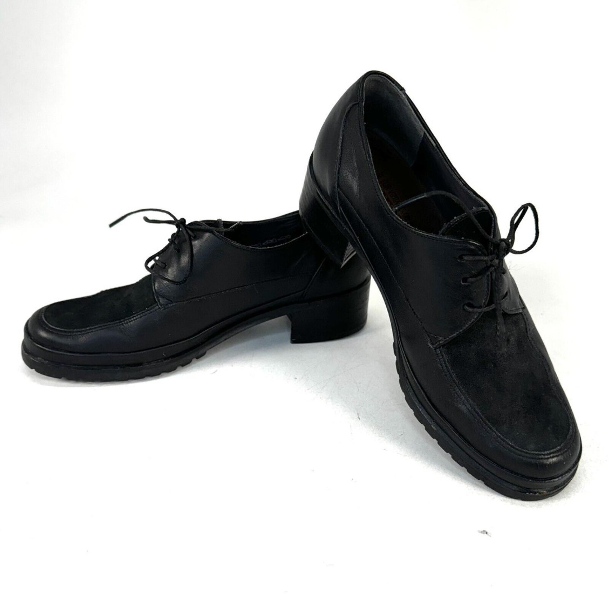 Mephisto Women’s Size 5.5 Oxford Comfort Heels Laced Black Made in France