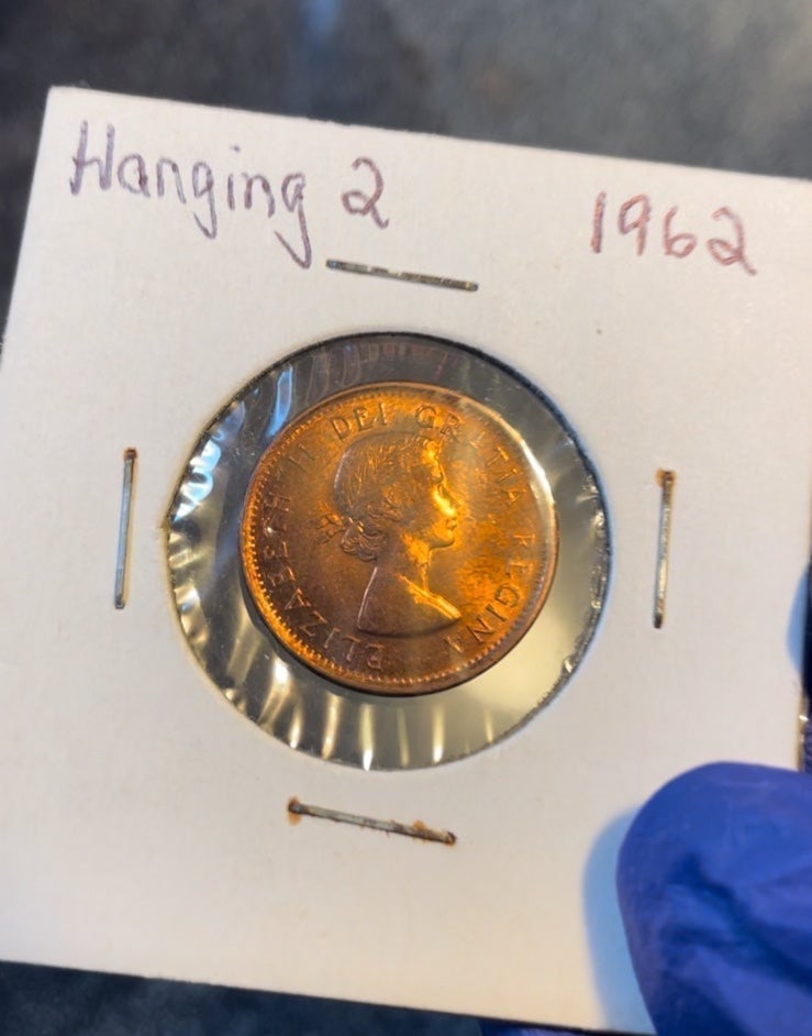 Canadian red cent with errors! NICE LOOK