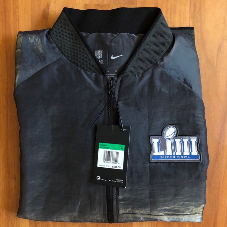 New Nike Super Bowl 53 Media Night Bomber Jacket Men’s S / Women’s XL
