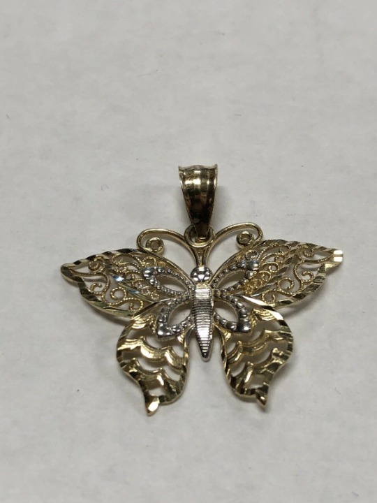 14K Gold Butterfly Charm 1.5 Grams