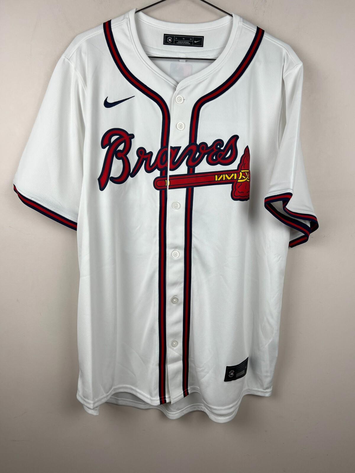 Atlanta Braves Custom #20 Nike Home Jersey White Mens XL 2023 MLB NWOT
