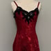 Vintage Victoria’s Secret Brocade Satin & Lace Chemise Slip Nightgown Robe Set S