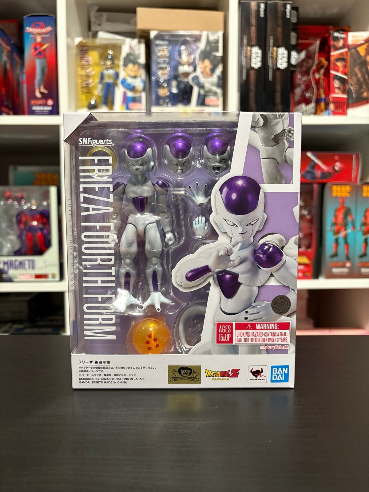 S.H. Figuarts Frieza Fourth Form Dragon Ball Z Bandai Tamashii Nations US Stock!