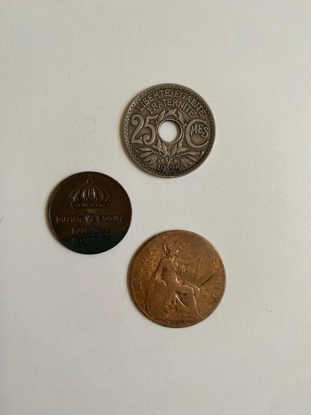 Three World Coins