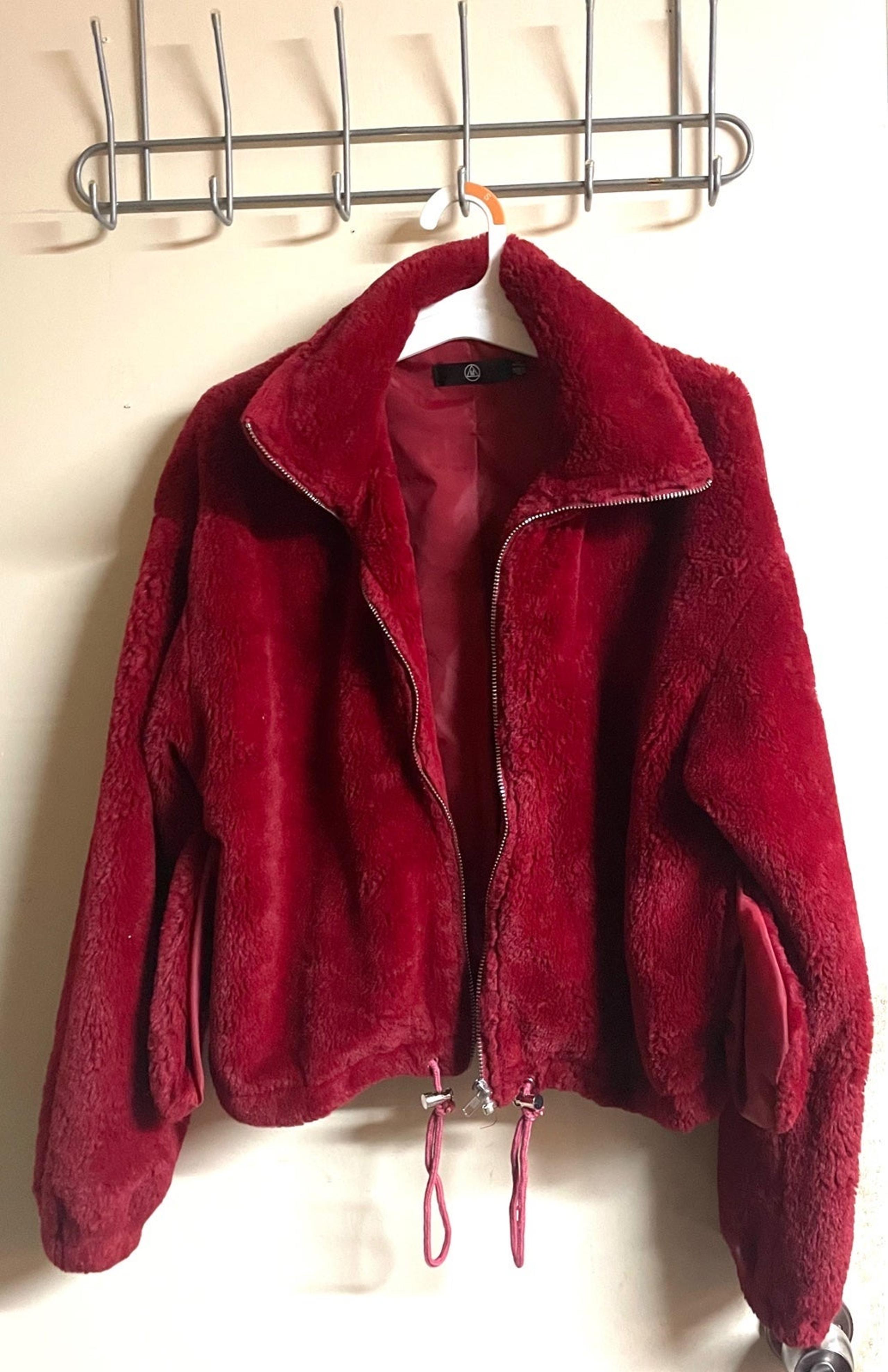 Red teddy jacket