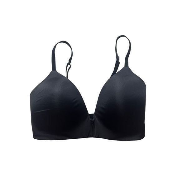 SKIMS Women's Onyx Back Hooks Wireless Form Lightly Lined Bra Size 32DD NWT