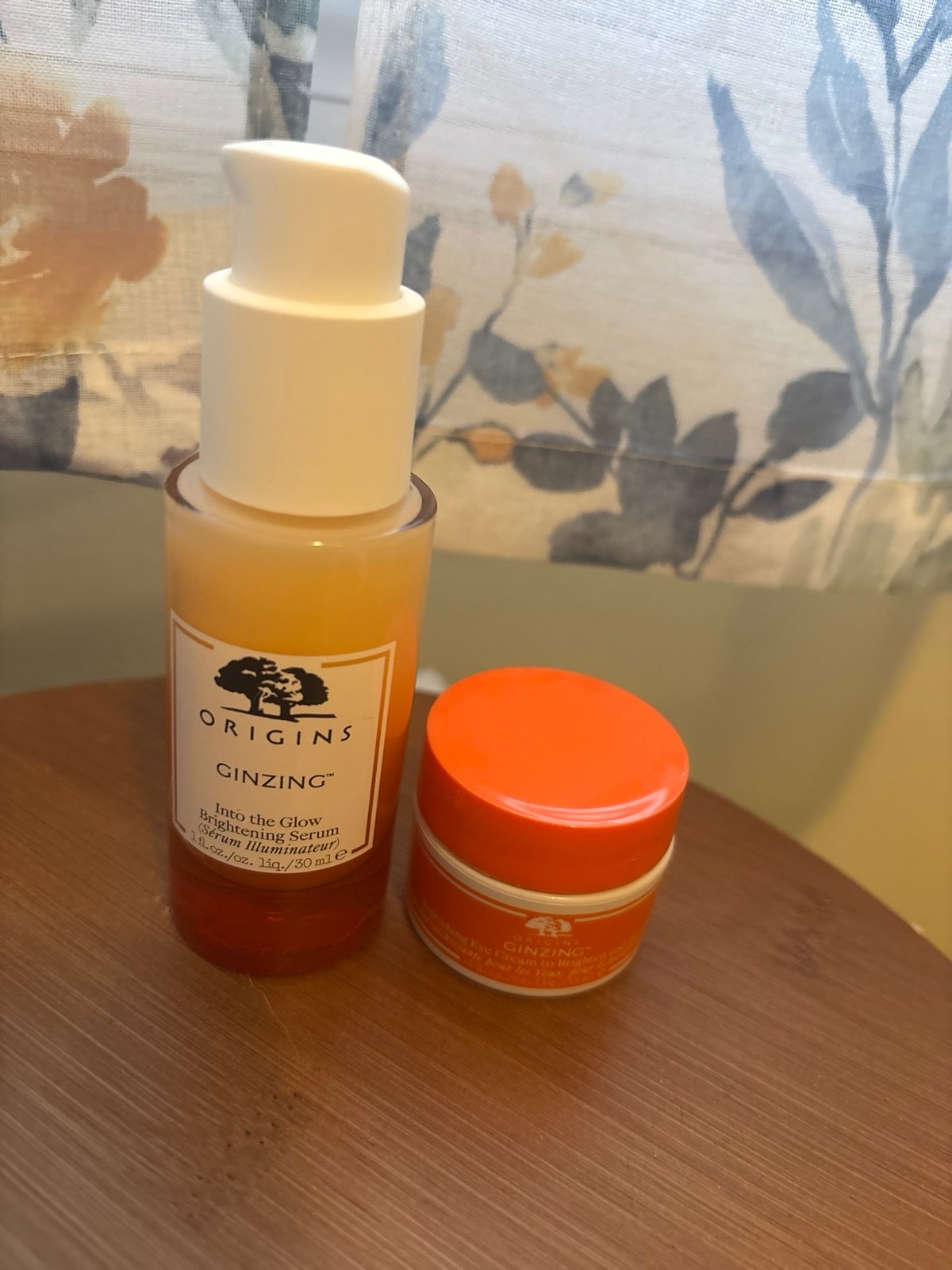Origins ginzing serum and eye cream