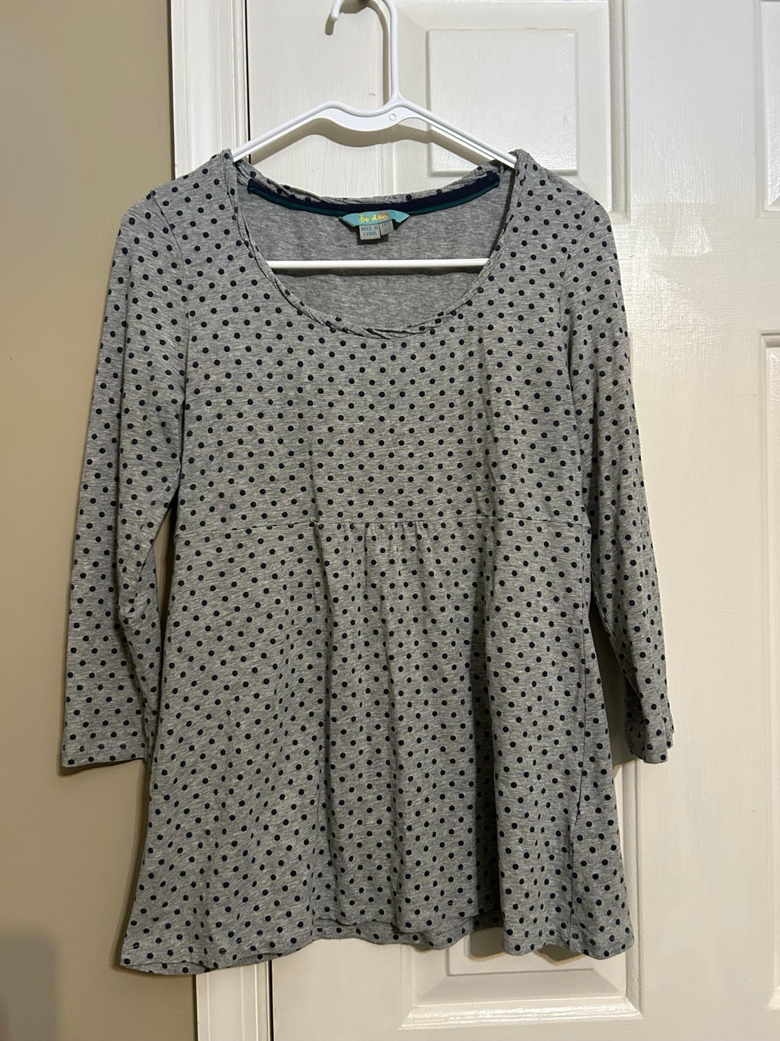 Boden womens polka dot shirt women’s size 8