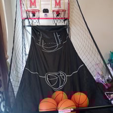 Double shoot out basketball game