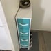 Kids Narrow Dresser with 4 Drawers Vertical Slim Storage