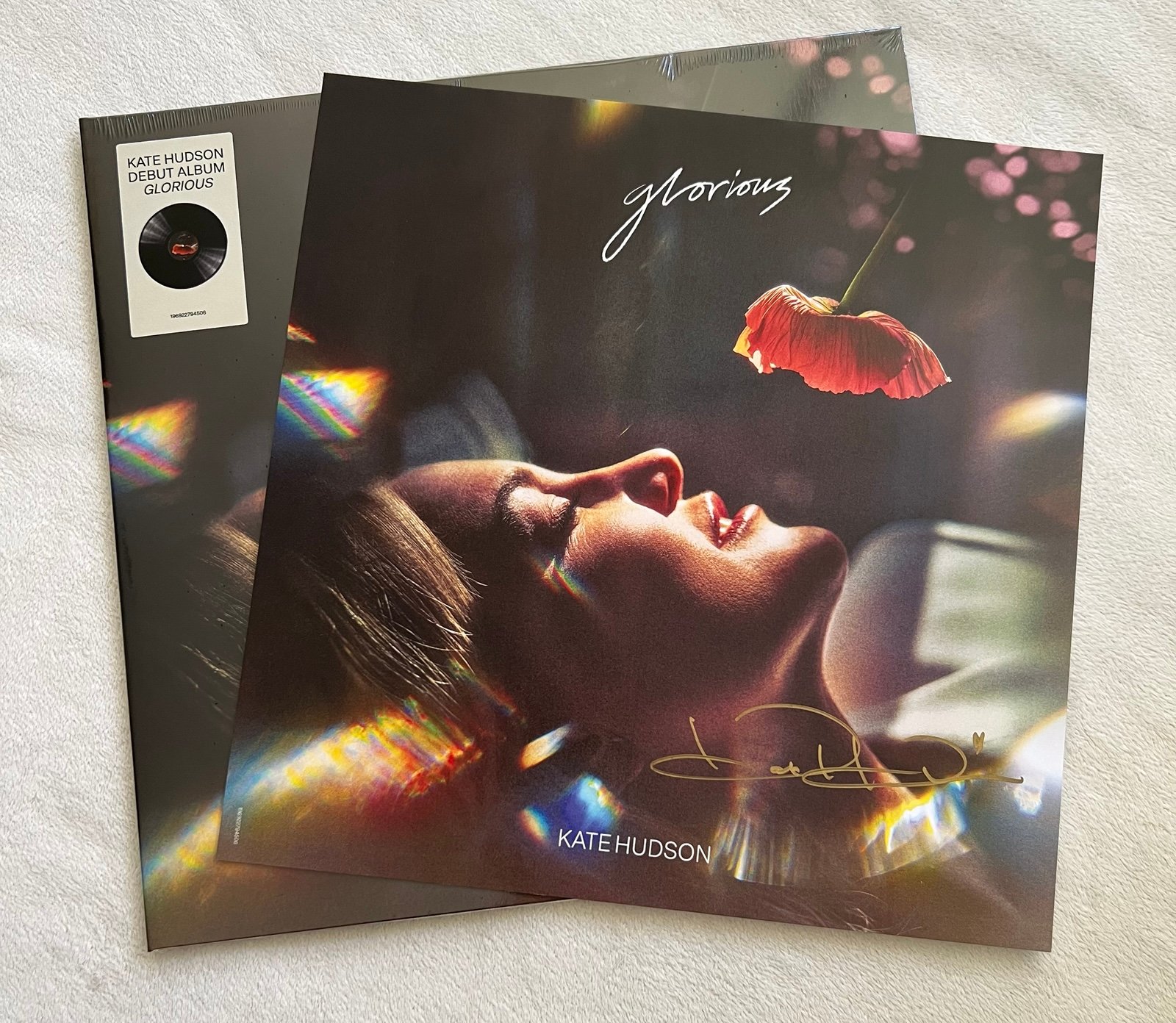NEW SIGNED Kate Hudson Glorious Vinyl LP + Autographed Art Card 2024