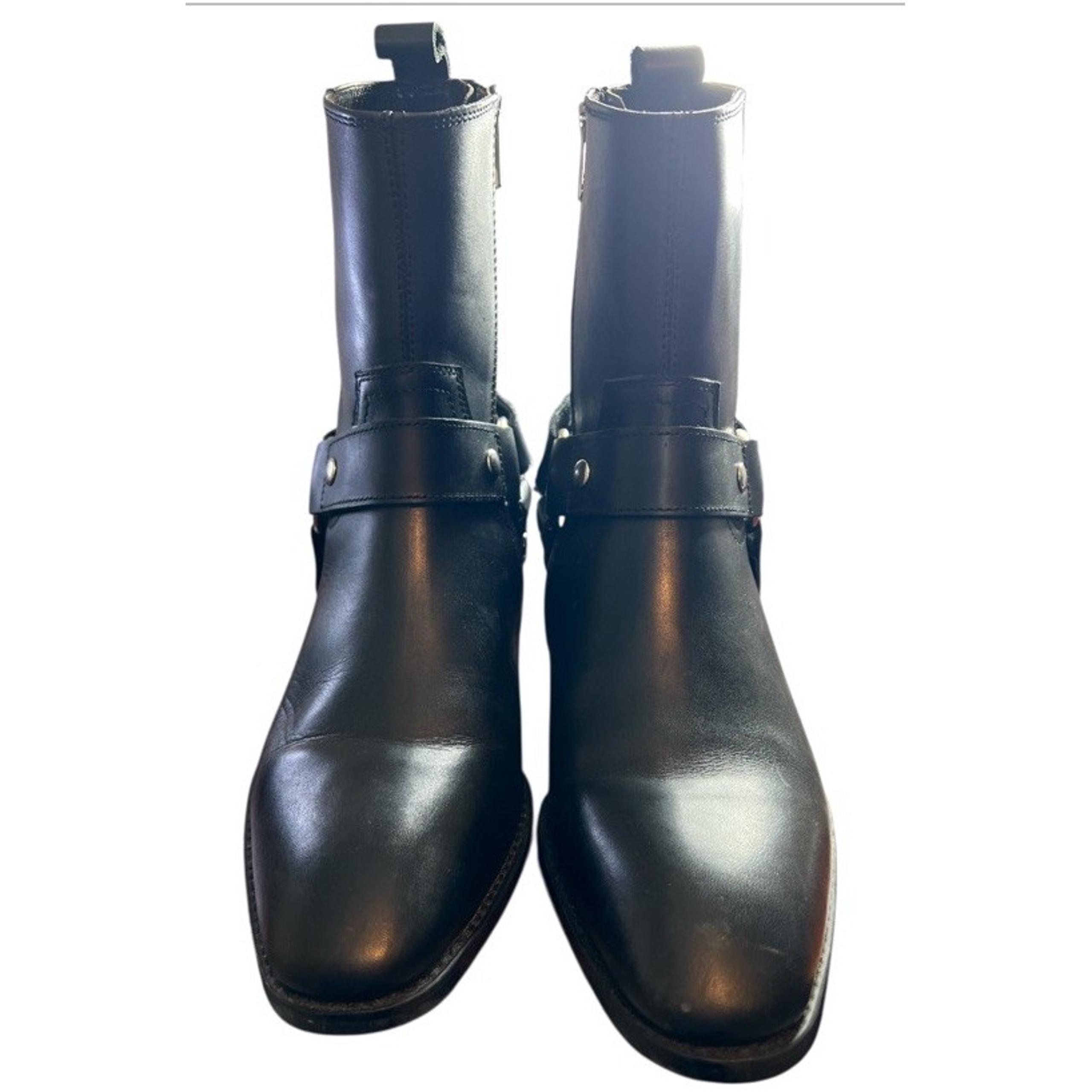 Woman Rowan Chain Link Buckle Zip Up Boot Sz 39