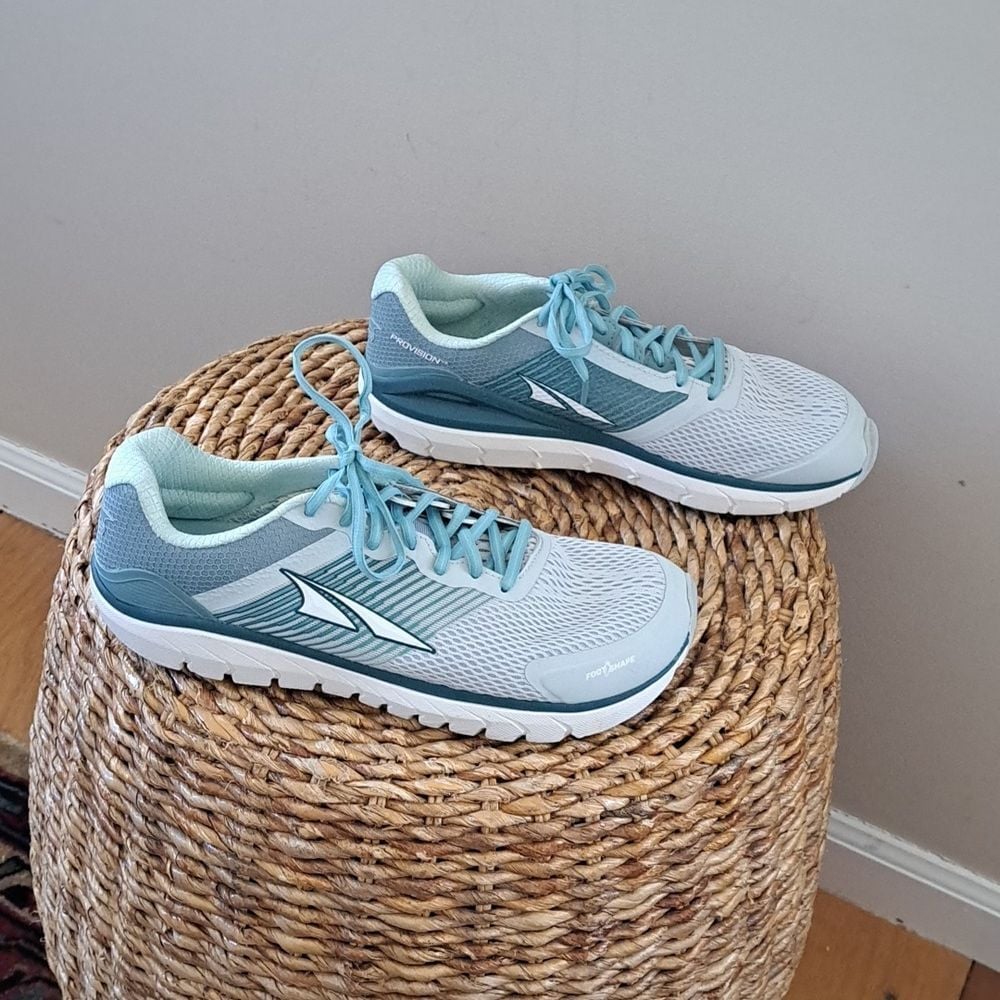Altra Womens Provision 4.0 Ice Blue Zero Drop Running/Athletic Sneakers Sz. 10.5