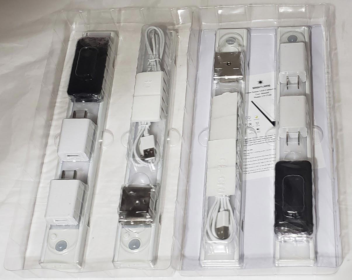 NEW (4-Pk) Bright Living Motion Sensor LED Cabinet Light 120V 60Hz CP-CL04