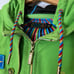 Vintage COOGI Men's Embroidered Gold Sword Full Zip Hoodie Jacket Size XXL Rare