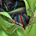 Vintage COOGI Men's Embroidered Gold Sword Full Zip Hoodie Jacket Size XXL Rare