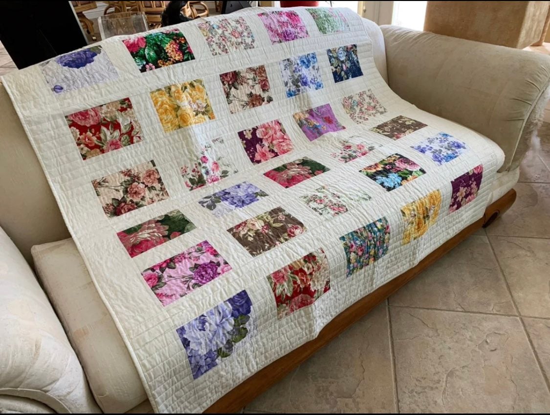 Hawaii Style Lap Quilt #65