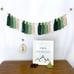 Tassel Wood Bead Garland Wall Hanging 24 Inches Green